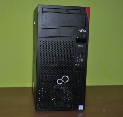 Компьютер Fujitsu Esprimo P558 E85 Tower / Intel Core i3-8100 (4 ядер по 3.6 GHz) / 12 GB DDR4 / 4000 GB HDD / Intel UHD Graphics 630 / Windows 11 Pro