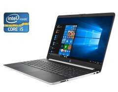 Ультрабук HP 15-dy0013dx / 15.6" (1366x768) TN Touch / Intel Core i5-8265U (4 (8) ядра по 1.6 - 3.9 GHz) / 8 GB DDR4 / 256 GB SSD / Intel UHD Graphics 620 / WebCam / Win 10 Home