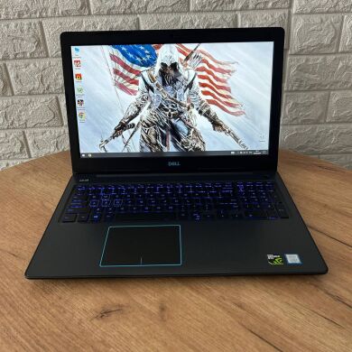 Ігровий ноутбук Б-клас Dell G3 3579 / 15.6" (1920x1080) IPS / Intel Core i5-8300H (4 (8) ядра по 2.3 - 4.0 GHz) / 8 GB DDR4 / 128 GB SSD M.2 + 500 GB HDD / nVidia GeForce GTX 1050 Ti, 4 GB GDDR5, 128-bit / WebCam