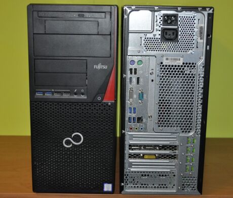 Комп'ютер Fujitsu Esprimo P756 E90 Tower / Intel Core i5-6500 (4 ядра по 3.2 - 3.6 GHz) / 16 GB DDR4 / 240 GB SSD / nVidia GeForce GTX 745, 2 GB GDDR3, 128-bit / DVD-ROM / Windows 11 Pro