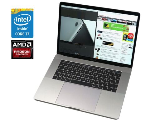 Игровой ультрабук Apple MacBook Pro A1707 (2017) / 15.4" (2880x1800) IPS / Intel Core i7-7820HQ (4 (8) ядра по 2.9 - 3.9 GHz) / 16 GB DDR4 / 1000 GB SSD / AMD Radeon Pro 460, 4 GB GDDR5, 128-bit / WebCam