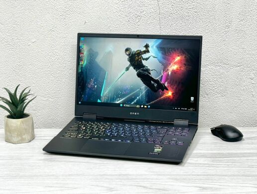 Ігровий ноутбук HP Omen 15-en0013ua / 15.6" (1920x1080) IPS / AMD Ryzen 7 4800H (8 (16) ядер по 2.9 - 4.2 GHz) / 16 GB DDR4 / 512 GB SSD M.2 / nVidia GeForce GTX 1650 Ti, 4 GB GDDR6, 128-bit / WebCam / Win 11 Home