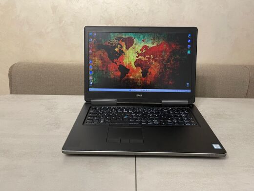 Мобильная рабочая станция Dell Precision 7710 / 17.3" (1920x1080) IPS / Intel Core i7-6820HQ (4 (8) ядра по 2.7 - 3.6 GHz) / 16 GB DDR4 / 256 GB SSD + 500 GB HDD / nVidia Quadro M4000M, 4 GB GDDR5, 256-bit / WebCam