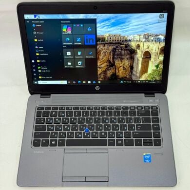 Ноутбук Б-класс HP EliteBook 840 G2 / 14" (1920x1080) IPS / Intel Core i7-5600U (2 (4) ядра по 2.6 - 3.2 GHz) / 16 GB DDR3 / 256 GB SSD + 320 GB HDD / AMD Radeon R7 M260X, 1 GB GDDR5, 128-bit / WebCam / 4G LTE / Windows 10 Pro