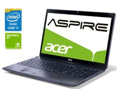 Ноутбук Acer Aspire 5750G / 15.6" (1366x768) TN / Intel Core i7-2630QM (4 (8) ядра по 2.0 - 2.9 GHz) / 8 GB DDR3 / 240 GB SSD / nVidia GeForce GT 540M, 2 GB DDR3, 128-bit / WebCam / DVD-ROM / Win 10 Pro