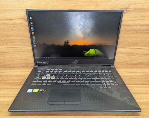 Игровой ноутбук Б-класс Asus ROG Strix GL704G / 17.3" (1920x1080) IPS / Intel Core i7-8750H (6 (12) ядер по 2.2 - 4.1 GHz) / 16 GB DDR4 / 512 GB SSD + 256 GB SSD / nVidia GeForce RTX 2070, 8 GB GDDR6, 256-bit / HDMI / Windows 10 Игровой ноутбук Б-класс Asus ROG Strix GL704G / 17.3" (1920x1080) IPS / Intel Core i7-8750H (6 (12) ядер по 2.2 - 4.1 GHz) / 16 GB DDR4 / 512 GB SSD + 256 GB SSD / nVidia GeForce RTX 2070, 8 GB GDDR6, 256-bit / HDMI / Windows 10