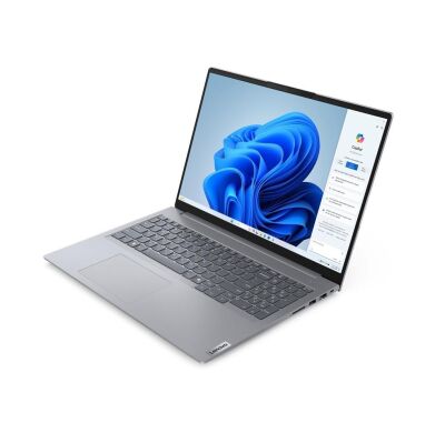 Ультрабук Lenovo ThinkBook 16 (21MS006AUS) / 16" (1920x1200) IPS Touch / Intel Core Ultra 5 125U (12 (14) ядер по 1.3 - 4.3 GHz) / 8 GB DDR5 / 256 GB SSD / Intel Iris Xe Graphics / WebCam / Win 11 Pro