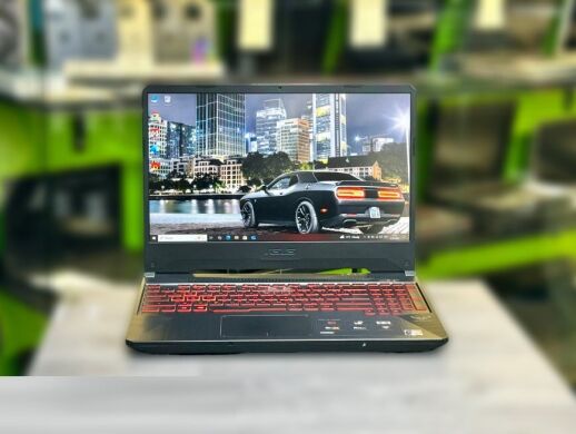 Игровой ноутбук Б-класс Asus TUF Gaming FX505DY / 15.6" (1920x1080) IPS / AMD Ryzen 5 3550H (4 (8) ядра по 2.1 - 3.7 GHz) / 32 GB DDR4 / 256 GB SSD + 1000 GB HDD / AMD Radeon RX 560X, 4 GB GDDR5, 128-bit / WebCam / Win 10 Pro