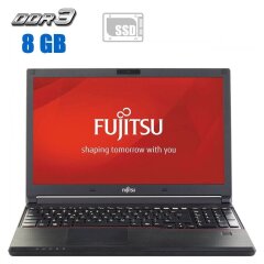 Ноутбук Fujitsu Lifebook E554 / 15.6" (1366x768) TN / Intel Core i3-4100M (2 (4) ядра по 2.5 GHz) / 8 GB DDR3 / 120 GB SSD / Intel HD Graphics 4600