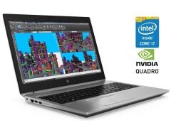 Мобільна робоча станція HP ZBook 15 G5 / 15.6" (3840x2160) IPS Touch / Intel Core i7-8850H (6 (12) ядра по 2.6 - 4.3 GHz) / 32 GB DDR4 / 256 GB SSD + 1000 GB HDD / nVidia Quadro P1000, 4 GB GDDR5, 128-bit / WebCam
