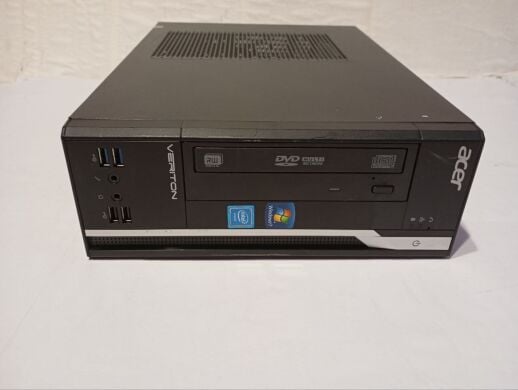 Комплект ПК: Acer Veriton X2632G SFF / Intel Сore i3-4160 (2 (4) ядра по 3.5 GHz) / 8 GB DDR3 / 500 GB HDD / Intel HD Graphics 4600 / DVD-RW + Монитор Acer V223HQL / 22" (1920x1080) TN / 1x DVI, 1x VGA / VESA 100x100 Комплект ПК: Acer Veriton X2632G SFF / Intel Сore i3-4160 (2 (4) ядра по 3.5 GHz) / 8 GB DDR3 / 500 GB HDD / Intel HD Graphics 4600 / DVD-RW + Монитор Acer V223HQL / 22" (1920x1080) TN / 1x DVI, 1x VGA / VESA 100x100