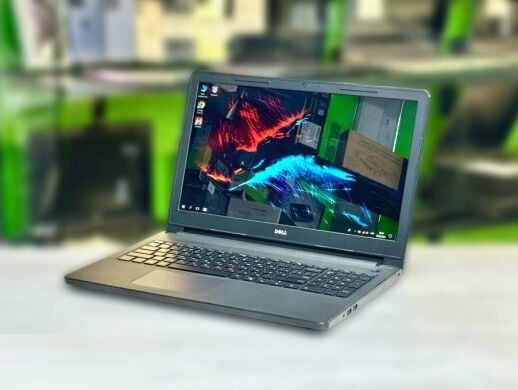 Ноутбук Б-класс Dell Inspiron 15 3552 / 15.6" (1366x768) TN / Intel Celeron N3060 (2 ядра по 1.6 - 2.48 GHz) / 4 GB DDR3 / 128 GB SSD / Intel HD Graphics / WebCam / Win 10