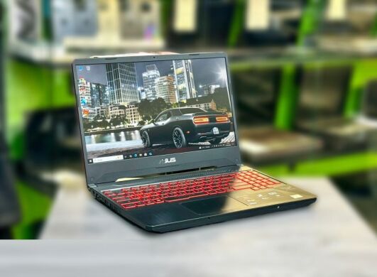 Игровой ноутбук Б-класс Asus TUF Gaming FX505DY / 15.6" (1920x1080) IPS / AMD Ryzen 5 3550H (4 (8) ядра по 2.1 - 3.7 GHz) / 32 GB DDR4 / 256 GB SSD + 1000 GB HDD / AMD Radeon RX 560X, 4 GB GDDR5, 128-bit / WebCam / Win 10 Pro