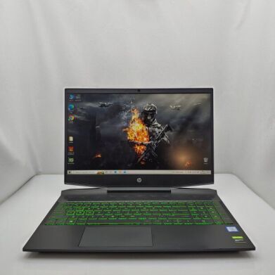 Ігровий ноутбук HP Pavilion - 15-dk0056nr / 15.6" (1920x1080) IPS / Intel Core i5-9300H (4 (8) ядра по 2.4 - 4.1 GHz) / 16 GB DDR4 / 512 GB SSD / nVidia GeForce GTX 1650, 4 GB GDDR5, 128-bit / WebCam / Win 10 Home