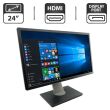 Монітор Dell P2414H / 24" (1920x1080) IPS / DP, DVI, VGA, USB-Hub / VESA 100x100 / Pivot / Кабель живлення