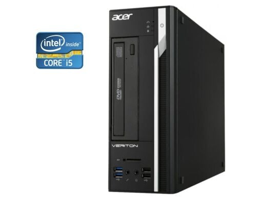 ПК Б-класс Acer Veriton X2632G SFF / Intel Core i5-4460 (4 ядра по 3.2 - 3.4 GHz) / 8 GB DDR3 / 320 GB HDD / Intel HD Graphics 4600 / DVD-RW