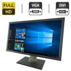 МонІтор Dell Professional P2411H / 24" (1920x1080) TN / VGA, DVI / Кабель живлення