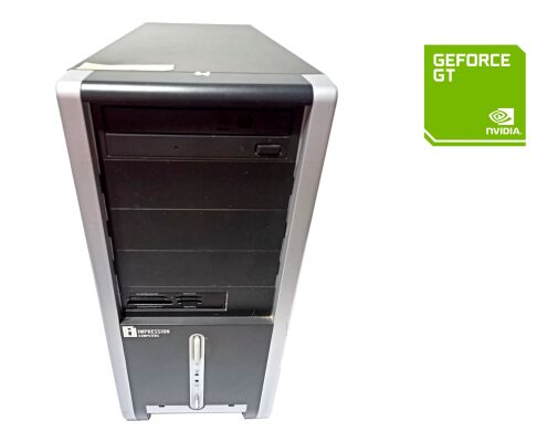 ПК Impression Computers Tower / AMD Phenom II X4 955 (4 ядра по 3.2 GHz) / 6 GB DDR2 / 320 GB HDD / nVidia GeForce 9600 GT, 512 MB GDDR3, 256-bit / 400W / DVD-RW