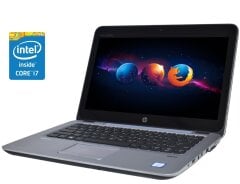 Нетбук HP EliteBook 820 G4 / 12.5" (1920x1080) IPS / Intel Core i7-7600U (2 (4) ядра по 2.8 - 3.9 GHz) / 8 GB DDR3 / 256 GB SSD / Intel HD Graphics 620 / WebCam / Win 10 Pro