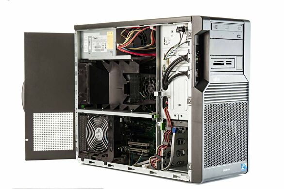 Fujitsu Celsius M470 MT / Intel Xeon W3520 (4 (8) ядра по 2.66-2.93 GHz) / 24 GB DDR3 / 512 GB SSD