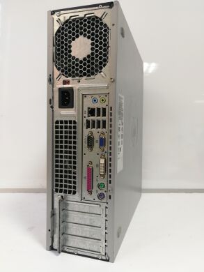 HP Compaq DC5750 SFF / AMD AthlonX2 4400+ (2 ядра по 2.3 GHz) / 4GB DDR2 / 250GB HDD / ATI Radeon 1150 (831MB) / DVD-R / (VGA, DVI)