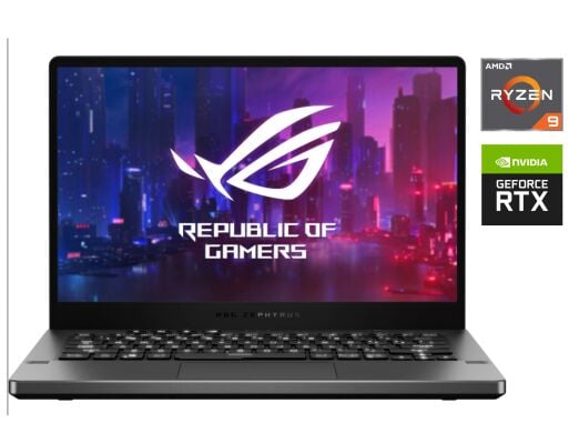 Игровой ноутбук Asus ROG Zephyrus G14 GA401  GA401IV-HA052T / 14" (1920x1080) IPS / AMD Ryzen 9 4900HS (8 (16) ядер по 3.0 - 4.3 GHz) / 32Gb DDR4 / 1000 GB SSD / nVidia GeForce RTX 2060, 6 GB GDDR6, 128-bit / Win10