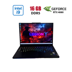 Ігровий ноутбук Б-клас Lenovo Legion Pro 7 16IRX8H / 16" (2560x1600) IPS / Intel Core i9-13900HX (24 (32) ядра по 3.9 - 5.4 GHz) / 16 GB DDR5 / 1000 GB SSD M.2 / nVidia GeForce RTX 4080, 12 GB GDDR6, 192-bit / WebCam