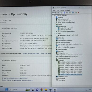 Мобільна робоча станція Б-клас Dell Precision 3530 / 15.6" (1920x1080) TN / Intel Core i5-8400H (4 (8) ядра по 2.5 - 4.2 GHz) / 16 GB DDR4 / 512 GB SSD / nVidia Quadro P600, 4 GB GDDR5, 128-bit / WebCam / HDMI / АКБ