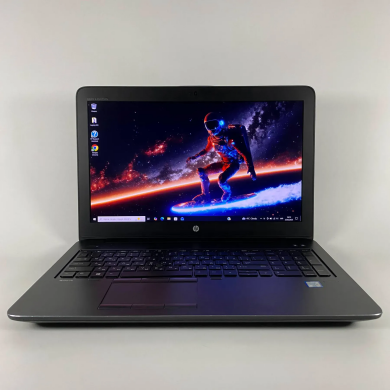 Мобільна робоча станція HP zBook 15 G3 / 15.6" (1920x1080) IPS / Intel Core i7-6820HQ (4 (8) ядра по 2.7 - 3.6 GHz) / 16 GB DDR4 / 512 GB SSD / nVidia Quadro M1000M, 2 GB DDR3, 128-bit / TouchID / WebCam / HDMI
