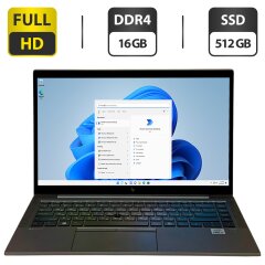 Мобильная рабочая станция HP ZBook Firefly 14 G7 / 14" (1920x1080) IPS / Intel Core i7-10510U (4 (8) ядра по 1.8 - 4.9 GHz) / 16 GB DDR4 / 512 GB SSD M.2 / Intel UHD Graphics / WebCam / Fingerprint / Windows 11 Pro