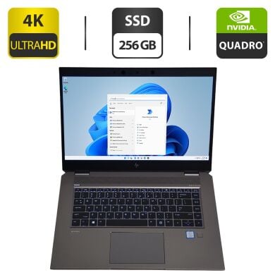 Мобільна робоча станція HP ZBook Studio G5 / 15.6" (3840x2160) IPS / Intel Core i9-8950HK (6 (12) ядер по 2.9 - 4.8 GHz) / 16 GB DDR4 / 256 GB SSD / nVidia Quadro P2000, 4 GB GDDR5, 128-bit / WebCam