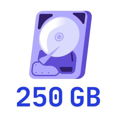 Модифікація: комплектація HDD на 250 GB