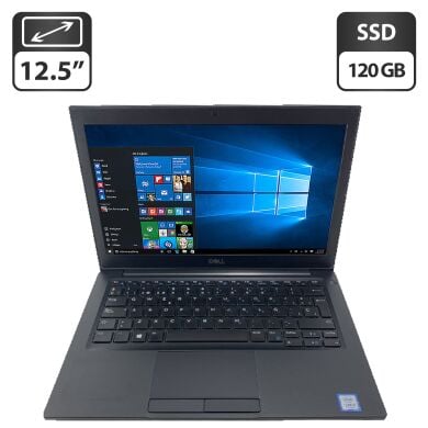 Нетбук Dell Latitude 7290 / 12.5" (1366x768) TN / Intel Core i5-8350U (4 (8) ядра по 1.7 - 3.6 GHz) / 4 GB DDR4 / 120 GB SSD / Intel UHD Graphics 620 / WebCam
