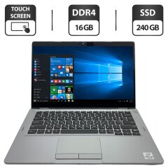 Ноутбук-трансформер Б-класс Dell Latitude 5310 2-in-1 / 13.3" (1920x1080) IPS Touch / Intel Core i7-10610U (4 (8) ядра по 1.8 - 4.9 GHz) / 16 GB DDR4 / 240 GB SSD / Intel UHD Graphics / WebCam