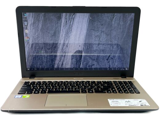 Ноутбук Asus X541U Gold / 15.6" (1366x768) TN / Intel Core i3-6006U (2 (4) ядра по 2.0 GHz) / 4 GB DDR3 / 120 GB SSD / nVidia GeForce 920M, 2 GB DDR3, 64-bit / WebCam