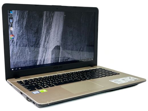 Ноутбук Asus X541U Gold / 15.6" (1366x768) TN / Intel Core i3-6006U (2 (4) ядра по 2.0 GHz) / 4 GB DDR3 / 120 GB SSD / nVidia GeForce 920M, 2 GB DDR3, 64-bit / WebCam