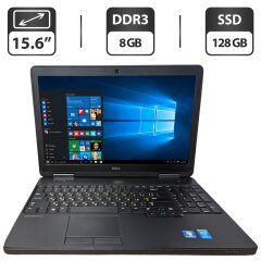 Ноутбук Б-класс Dell Latitude E5540 / 15.6" (1366x768) TN / Intel Core i5-4210U (2 (4) ядра по 1.7 - 2.7 GHz) / 8 GB DDR3 / 128 GB SSD / Intel HD Graphics 4400 / WebCam