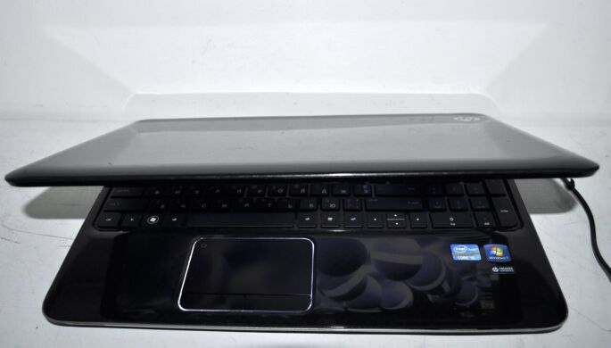 Ноутбук Б-клас HP Pavilion DV6-6C54NR / 15.6" (1366x768) TN / Intel Core i5-2450M (2 (4) ядра по 2.5 - 3.1 GHz) / 4 GB DDR3 / 120 GB SSD NEW / Intel HD Graphics 3000 / WebCam / АКБ не тримає&nbsp;заряд