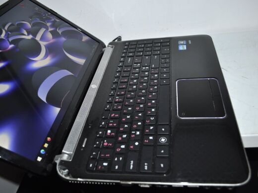 Ноутбук Б-клас HP Pavilion DV6-6C54NR / 15.6" (1366x768) TN / Intel Core i5-2450M (2 (4) ядра по 2.5 - 3.1 GHz) / 4 GB DDR3 / 120 GB SSD NEW / Intel HD Graphics 3000 / WebCam / АКБ не тримає&nbsp;заряд