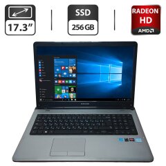 Ноутбук Б-класс Samsung 350E / 17.3" (1600x900) TN / Intel Core i5-3210M (2 (4) ядра по 2.5 - 3.1 GHz) / 8 GB DDR3 / 256 GB SSD / AMD Radeon HD 7610M, 2 GB GDDR3, 128-bit / WebCam / DVD-ROM