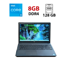 Ноутбук Dell Latitude 3500 / 15.6" (1366x768) TN / Intel Core i5-8265U (4 (8) ядра по 1.6 - 3.9 GHz) / 8 GB DDR4 / 128 GB SSD / Intel UHD Graphics 620 / WebCam / Win 11