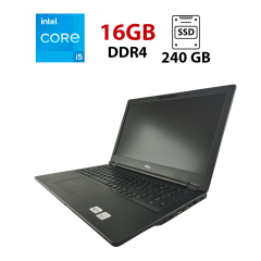 Ноутбук Fujitsu LifeBook E5510 / 15.6" (1920x1080) IPS / Intel Core i5-10210U (4 (8) ядра по 1.6 - 4.2 GHz) / 16 GB DDR4 / 240 GB SSD / Intel UHD Graphics / WebCam
