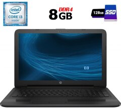 Ноутбук HP 250 G5 / 15.6" (1366x768) TN / Intel Core i3-6006U (2 (4) ядра по 2.0 GHz) / 8 GB DDR4 / 128 GB SSD / Intel HD Graphics 520 / WebCam / DVD-RW / HDMI