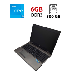 Ноутбук HP ProBook 6560b / 15.6" (1366x768) TN / Intel Core i5-2410M (2 (4) ядра по 2.3 - 2.9 GHz) / 6 GB DDR3 / 500 GB HDD / AMD Radeon HD 6400M, 1 GB DDR3, 64-bit / WebCam