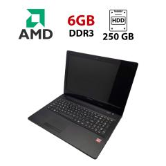 Ноутбук Lenovo G51-35 / 15.6" (1366x768) TN / AMD A6-7310 (4 ядра по 2.0 - 2.4 GHz) / 6 GB DDR3 / 250 GB HDD / AMD Radeon R4 / WebCam