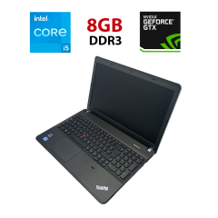 Ноутбук Lenovo ThinkPad E531 / 15.6" (1920х1080) TN / Intel Core i5-3230M (2 (4) ядра по 2.6 - 3.2 GHz) / 8 GB DDR3 / 1000 GB HDD / nVidia GeForce GT 740M, 2 GB DDR3, 64-bit / WebCam