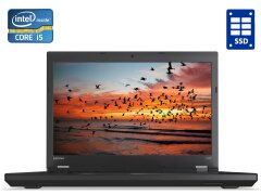 Ноутбук Lenovo ThinkPad L570  / 15.6" (1920x1080) IPS / Intel Core i5-6300U (2 (4) ядра по 2.4 - 3.0 GHz) / 16 GB DDR4 / 240 GB SSD / Intel HD Graphics 520 / WebCam / Win 10 Pro + беспроводная мышь Maxxter MR-335 NEW
