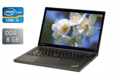 Ноутбук Lenovo ThinkPad T440s / 14" (1600x900) TN / Intel Core i5-4300U (2 (4) ядра по 1.9 - 2.9 GHz) / 8 GB DDR3 / 256 GB SSD / Intel HD Graphics 4400 / WebCam / Fingerprint / Windows 10