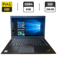 Ноутбук Lenovo ThinkPad T460s / 14" (1920x1080) TN / Intel Core i5-6300U (2 (4) ядра по 2.4 - 3.0 GHz) / 8 GB DDR4 / 256 GB SSD / Intel HD Graphics 520 / WebCam