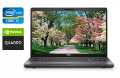 Ноутбук рабочая станция Dell Precision 3541 / 15.6" (1920x1080) IPS / Intel Core i7-9750H (6 (12) ядер по 2.6 - 4.5 GHz) / 16 GB DDR4 / 480 GB SSD / nVidia Quadro P620, 4 GB GDDR5 128-bit / WebCam / Windows 10